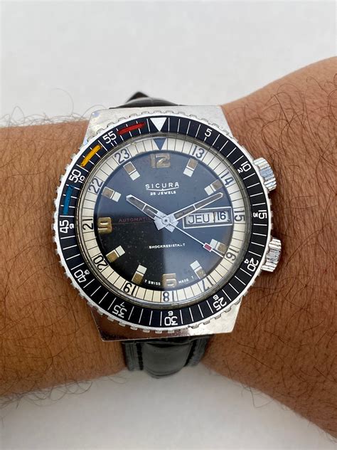 sicura breitling diver|Sicura Diver Sicura Breitling Crono Stop Vintagè .